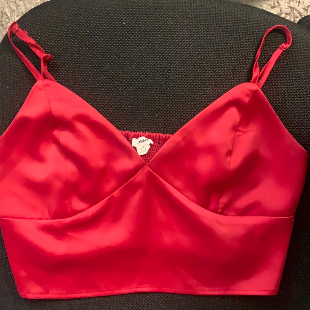 Red Crop Top